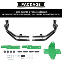 Load image into Gallery viewer, HECASA Rear Bumper & Trailer Hitch Kit Compatible with John Deere ZTrak Zero-Turn Mowers Z235 Z255 Z335E Z335M Z345M Z345R Z355E Z355R Z365R Z375R