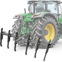 Load image into Gallery viewer, KUAFU ATV/UTV Chisel Plow Scarifier Implement w/ 6 Independently Adjustable Chisels Fit for ATV UTV Most Lawn/Garden Tractors Universal Cultivator Attachments Steel Power Coated