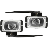 Load image into Gallery viewer, HECASA Fog Light W/Bulbs Compatible with 1988-2000 Chevy C/K1500 2500 3500 Replacement for 16524928 GM2593106 16524927 GM2592106 Lamp (Clear Lens)