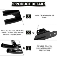 Load image into Gallery viewer, HECASA Front Bumper Guard Compatible with John Deere 100 Series 102 115 125 135 145 155C 190C D100 D110 D120 Lawn Tractor Brush Guard