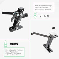 Load image into Gallery viewer, HECASA Adjustable Lawn Mower Hitch Universal Garden Tractor Hitch Compatible with John Deere Cub Cadet Husqvarna Craftsman Riding Mowers