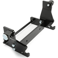 Load image into Gallery viewer, HECASA Front Frame Extension Compatible with John Deere 430 Diesel Garden Tractor Attachment Mounting Adapter Bracket Steel Black BM16360 Snowblower Snow Blade Heavy Duty Bucket Bracket