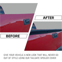 Load image into Gallery viewer, Tailgate Cap Top Protector Molding Spoiler Cover Compatible with 2007-2013 Chevy GMC Silverado Sierra 1500 2007-2014 2500 3500 Replacement for 25844299 GM1904104