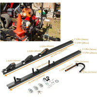 Load image into Gallery viewer, 3 Place Weed Eater Rack Carrier Mount On Landscape Truck Trailer Enclosed Trimmer Rack Holder w/Lock Pair Steel Lockable LYA-064
