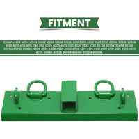 Load image into Gallery viewer, HECASA Tractor Grab Hooks 4.96" W × 21.93" L Compact Tractor Bolt on Grab Hooks Compatible with John Deere John Deere 4100 4010 4110 4115 2320 2520 2720 2025r 2032r 2038r 2" Receiver