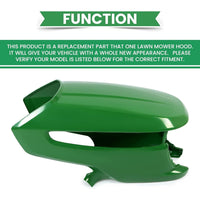 Load image into Gallery viewer, Kojem Lawn Mower Front Hood Grille Compatible with John Deere X300 X300R X304 X305R X310 X320 X324 X340 X360 X500 X530 534 Replacement for M152313 LYJD-050T