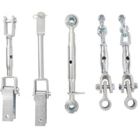 Load image into Gallery viewer, 3 Point Hitch Kit Compatible with Kubota B-Series Tractors Category CAT 1 Heavy Duty Steel White Zinc Does Not Fit BX Series B20,B26,BX23s Tractors