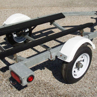 Load image into Gallery viewer, 8"-12" Set of Two Single-Axle Trailer Fenders Wheels Tire Top Step Skirt Boat LYAP-272