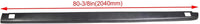 Load image into Gallery viewer, 6'5inches Truck Bed Rail Caps Compatible with 2002-2009 Dodge Ram 1500 2500 3500 (Set of 2) Black Smooth Finish with Stake Pocket Hole Cutouts 72-41451 LYAP-209