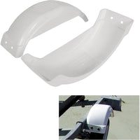 Load image into Gallery viewer, HECASA Single-Axle Trailer Fenders 8"-12" Skirt Wheels Top Step Skirt Boat Molded 300lbs Pair of Two