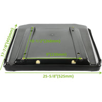 Load image into Gallery viewer, HECASA Seat Cover & Cushion Compatible with 2011-2020 Can-Am Commander 800 800R 1000 1000R / Maverick Bottom Cushion Kit Assembly Replacement for 703500943