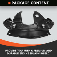 Load image into Gallery viewer, Kojem Front Engine Splash Shield Compatible with 2016-2023 Nissan Maxima 3.5L 2016-2018 Nissan Altima 2.5L 3.5L Replacement for NI1228164 75890-9HS0A Plastic Black LYAP-765S
