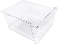 Load image into Gallery viewer, ?HECASA 240351061 Upper Crisper Pan Compatible with Frigidaire Refrigerator Freezer Crisper Drawer Replacement for 240351005 240351062 Plastic (PC) Clear LYOP-110