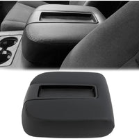 Load image into Gallery viewer, KUAFU Center Console Armrest Lid Compatible with 2007-2014 Chevy Avalanche Silverado Suburban Tahoe Yukon Sierra Black W/Latch Replacement for 15217111, 15941534, 19328718