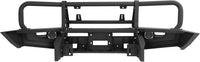 Load image into Gallery viewer, Front Bumper Assembly Compatible with 2004-2011 Nissan Titan, 2004 Pathfinder Armada and 2005-2007 Armada, W/Bull Bar, Fog Light Hole and Winch Mount, 3pcs-Main Body Steel Powder Coated LYAM-X1209A+LYAM-X1209B