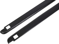 Load image into Gallery viewer, 6'5inches Truck Bed Rail Caps Compatible with 2002-2009 Dodge Ram 1500 2500 3500 (Set of 2) Black Smooth Finish with Stake Pocket Hole Cutouts 72-41451 LYAP-209
