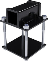 Load image into Gallery viewer, RV Bumper Hitch Receiver 2 inches Adapter for 4-4.5 inches Bumper Trailer Cargo Carrier Bike Racks(200LBS) LYOM-033