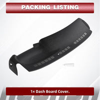 Load image into Gallery viewer, HECASA Molded Dash Board Cover Black Dashboard Cap Compatible with 1999-2007 Chevrolet Silverado GMC Sierra