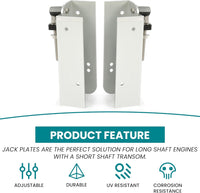 Load image into Gallery viewer, Kojem Jack Plate Adjustable 6'' Set Back JPL4000 Outboard Motor Boat Power Lift Aluminum 150 Maximum Horsepower New Factory Style LYOM-065