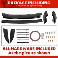 Load image into Gallery viewer, Rear Trunk Spoiler Wing Compatible with 2006-2011 Honda Civic 4 Door Sedan ABS Trunk Spoiler Wing Painted Gloss Black LYAP-530