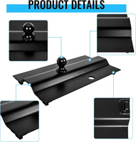 Load image into Gallery viewer, 5th Wheel Gooseneck Hitch Trailer Towing Multi-Fit in-Bed Fixed Offset 25,000 lbs, 2-5/16-Inch Ball LYAM-329S