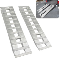 Load image into Gallery viewer, HECASA 60inches X 15inches Trailer Ramp Universal 6800 LBS Truck Bike Motorcycle Loading Ramps Hook End Knife Foot Pair LYOM-195S