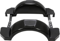 Load image into Gallery viewer, Set of 2 Single Axle Trailer Fenders 13inches Wheels Tire Skirt Boat(Black) LYAP-274S-2
