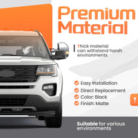 Load image into Gallery viewer, Windshield Wiper Cowl Panel Grille Compatible with 2011-2019 Ford Explorer & 2013-2019 Ford Police Interceptor Utility Replacement for BB5Z-78022A68-AA Air Inlet Window Cover Unfinished Plastic LYAP-X1344