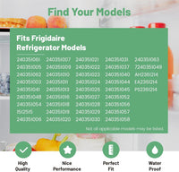 Load image into Gallery viewer, ?HECASA 240351061 Upper Crisper Pan Compatible with Frigidaire Refrigerator Freezer Crisper Drawer Replacement for 240351005 240351062 Plastic (PC) Clear LYOP-110