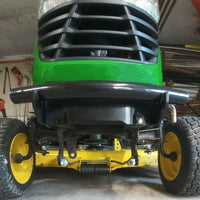 Load image into Gallery viewer, HECASA Front Bumper Guard Protector Compatible with John Deere X300, X304, X310, X320, X324, X350, X360, X300R, X500, X520, X530, X534, X540 Lawn Mower Tractor Guard for Part Number BM23056 Steel
