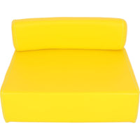 Load image into Gallery viewer, HECASA Seat Bottom Cushion Compatible with John Deere A B D G R 50 60 70 80 730 520 530 620 630 720 820 830 Tractor Replacement for JD12W R0173 Plastic Yellow