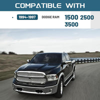 Load image into Gallery viewer, KUAFU Dash Replacement Compatible with 1994-1997 Dodge Ram 1500 2500 3500 Replace for 5EY72RC8 Black Upper Panel Dashboard LYAP-288-2S