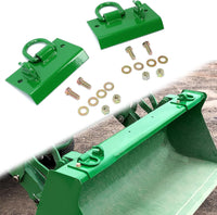 Load image into Gallery viewer, HECASA Tractor Bucket Hook Grab Hooks Compatible with John Deere Compact Tractor 1025R 2032R 3320 2520 Tractor Bucket Hooks D Rings Bolt on Heavy Duty LYJD-003