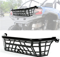 Load image into Gallery viewer, KUAFU Cargo Barricade Compatible with 2020-2025 Kawasaki Teryx KRX 1000 2023-2025 KRX4 1000 Luggage Rack Steel Cargo Bed Enclosure Tailgate Black Powder Coated LYMM-153