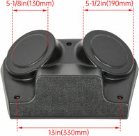 Load image into Gallery viewer, HECASA Universal Overhead Console Stereo Radio Cover Compatible with Golf Cart UTV Polaris RZR 800, 570, RZR-4, XP1K Arctic Cat, John Deere, Kawasaki Mule, Can Am, Yamaha LYPS-057