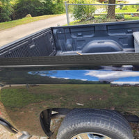 Load image into Gallery viewer, 6'6inches Truck Bed Rail Caps Cover Compatible with 2007-2014 Chevy Chevrolet Silverado 1500 2500 HD 3500 HD Replacement for 72-41104 BedRail Caps with Stake Holes Black LYAP-208S