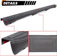 Load image into Gallery viewer, Tailgate Spoiler Cap Cover Compatible with 1999-2007 Chevy Silverado GMC Sierra Replacement for 15932249 GM1909101 Molding Top Protector Textured Black LYAP-237