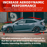 Load image into Gallery viewer, Rear Trunk Lid Spoiler Wing Compatible with 1996-2000 Honda Civic 2DR Coupe w/LED Brake Light Matte Black ABS Plastic Paintable Winglet LYAP-528S