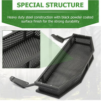Load image into Gallery viewer, HECASA Black Front Clay Outer Cargo Basket w/Mounting Brackets Compatible with Club Car DS Golf Cart Gas & Electric Models (Hardware Included) LYMM-106