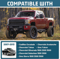 Load image into Gallery viewer, KUAFU Upper Dashboard Panel Compatible with 2007-2013 Chevy Silverado Suburban Tahoe/GMC Sierra Yukon Avalanche/Cadillac Escalade Replacement for 23224733 LYAP-308S