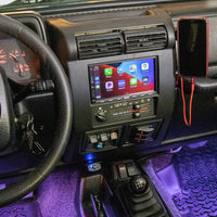 Load image into Gallery viewer, HECASA Double Din Dash Kit Compatible with 1997-2002 Jeep Wrangler TJ Radio Stereo Dash Bezel Install Kit LYAP-373
