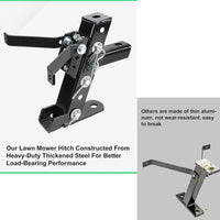 Load image into Gallery viewer, HECASA Adjustable Lawn Mower Hitch Universal Garden Tractor Hitch Compatible with John Deere Cub Cadet Husqvarna Craftsman Riding Mowers