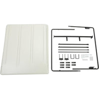 Load image into Gallery viewer, Lawn Tractor Sun Shade, Top Canopy Compatible with John Deere Tractors with ROPS, White Sun Shade Canopy W/Mounting Brackets, Reduce Heat and Glare with This Umbrella Canopy