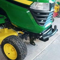 Load image into Gallery viewer, HECASA Front Bumper Guard Protector Compatible with John Deere X300, X304, X310, X320, X324, X350, X360, X300R, X500, X520, X530, X534, X540 Lawn Mower Tractor Guard for Part Number BM23056 Steel
