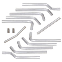 Load image into Gallery viewer, YIKATOO®  Universal 2.5" 16-Piece Mandrel-Bent Tube Dual Exhaust Pipe Kit Stainless