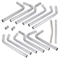 Load image into Gallery viewer, YIKATOO®  Universal 2.5" 16-Piece Mandrel-Bent Tube Dual Exhaust Pipe Kit Stainless