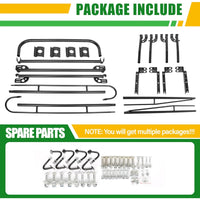 Load image into Gallery viewer, 1000 LBS Adjustable Truck Contractors Rack Ladder Pickup Kayak Lumber Rack Side Bar Long Cab Full Size 60"(W) x 138"(L) x 34"(H) (You Will get 2 Boxes) LYA-047TA+LYA-047TB