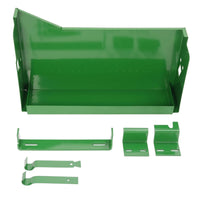 Load image into Gallery viewer, HECASA Tractor Battery Box Right Hand Compatible with John Deere 2510 2520 3010 3020 4000 4010 4020 4320 4520 4620 w/Bracket Steel Powder Coated Green