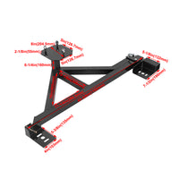 Load image into Gallery viewer, YIKATOO® Tire Carrier Mount w/Drop Down Option Compatible with All Hummer H2 Black