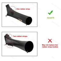 Load image into Gallery viewer, HECASA Lower Bagger Discharge Chute Compatible with John Deere 102 105 115 125 135 D100 L100 LA100 X110 D L LA X Series Replacement for GY20423 Bagger Discharge Chute Equipment, NN1578, Black